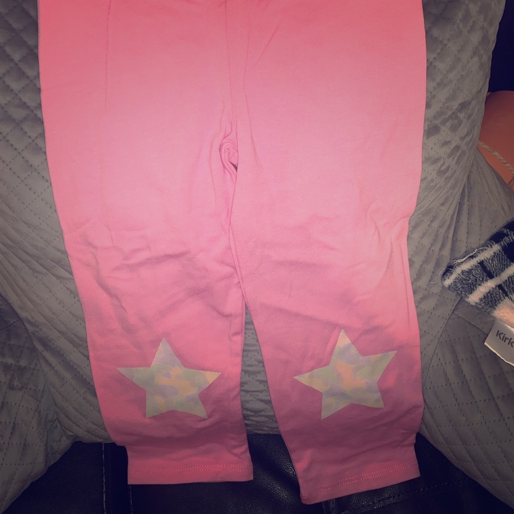 Pink little Girls Leggings